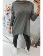 Mikina s potlačou kolesa graphite melange Mikina s potlačou kolesa graphite melange