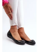 Damskie Pachnące Baleriny Z Sercem ZAXY NN285011 Czarne