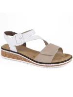 Pohodlné kombinované sandále Rieker W RKR678 Pohodlné kombinované sandále Rieker W RKR678