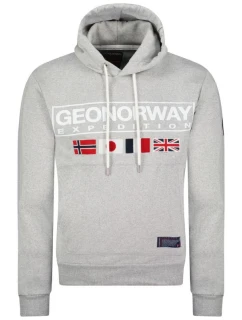 Geografické Nórsko Great Blended DB 317 M WY8612H/GN-Smiešaná šedá mikina