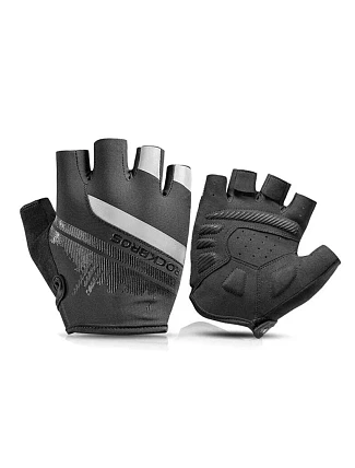 Cyklistické rukavice Rockbros S247 M - čierne