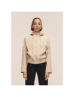 Dámska bunda CASALL Aria Zip Hoodie Jacket, farba béžová