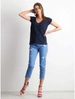 Tričko RV TS 4839.10P tmavo modrá