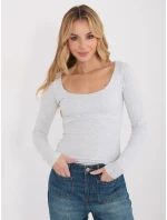 Blúzka WT BZ A1174.29P svetlo sivá