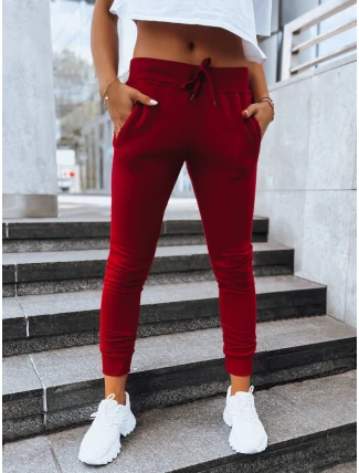 Dámske tepláky FITS burgundy UY0206