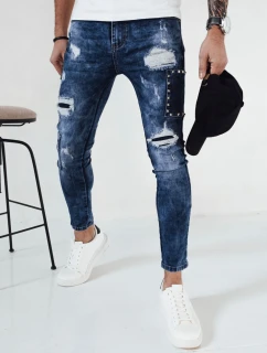 Pánske modré džínsové nohavice FashionStreet UX4149