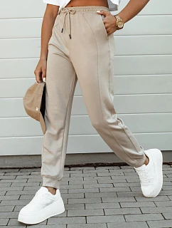 Dámske tepláky SMILL beige FashionStreet UY2112