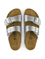 Dámske žabky Birkenstock Arizona Birko-Flor Silver regular width (1012282)