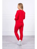 Atlanta tlačená sada červená Atlanta tlačená sada červená