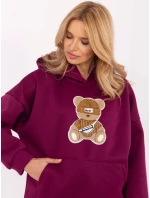 Mikina DHJ BL A8695 1.16 fialová