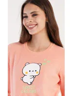 Dámske pyžamo dlhé Mačiatko Dámske pyžamo dlhé Mačiatko