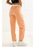 Šnúrové nohavice model 226458 Taliansko Moda Šnúrové nohavice model 226458 Taliansko Moda