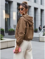 Dámska prechodná bunda GRAUS hnedá FashionStreet TY4235
