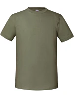 Fruit of the Loom Iconic 195 T Pánske tričko z hrubej látky 16.1422 classic olive