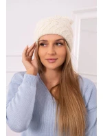 Dámska čiapka Dagmara K332 ecru