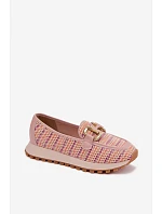 Slip On tenisky se zlatým detailem GOE TT2N4081 růžové