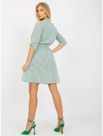 Šaty LK SK 508938.28X biela a zelená
