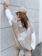Dámska bunda OLDSCHOOL CHICAGO dark beige bomber FashionStreet BY1209