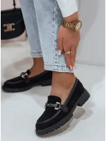 Dámske mokasíny s plochou podrážkou LOFINKA black FashionStreet ZY0798 Dámske mokasíny s plochou podrážkou LOFINKA black FashionStreet ZY0798