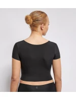 Dámsky top ZERO Feel 2.0 Crop Top - BLACK - black 0004 - SLOGGI