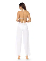 Plážové nohavice L8025 V1 White - Lorin