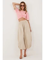 Šnúrové nohavice model 226450 Taliansko Moda