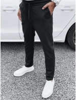 Pánske čierne nohavice FashionStreet UX4413