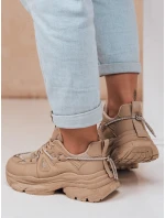 Dámske tenisky na hrubšej podrážke NEWMOVE khaki FashionStreet ZY0598