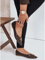FashionStreet hnedé dámske baleríny ZY1061