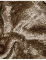 Dámska dlhá zimná bunda camel (V725)