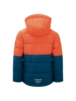 Trollkids Detská zimná bunda Gryllefjord nepremokavá oranžová/modrá (365-428)