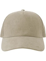 Atlantis Headwear Rapper Suede-S 5-panelová truckerová čiapka 33.0261 stone Atlantis Headwear Rapper Suede-S 5-panelová truckerová čiapka 33.0261 stone
