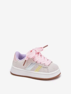 Športová obuv detské tenisky na suchý zips multicolor Celyna
