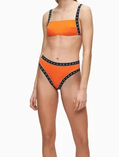 Vrchný diel plaviek KW0KW00887-SCA oranžová - Calvin Klein