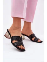 Žabky na podpätku model 212878 Krok vo veľkom štýle