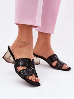 Žabky na podpätku model 212878 Krok vo veľkom štýle