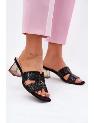 Žabky na podpätku model 212878 Krok vo veľkom štýle