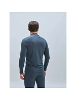 Cyklistické tričko POC M's Layer Merino Mock Neck Jersey, sivé