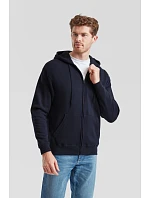 Fruit of the Loom Classic Hooded Sweat Jacket Mikina s kapucňou 16.2062 čierna