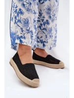 Espadryle Damskie Na Platformie Vinceza 17392 Czarne