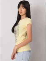 T košeľa EM TS ES 21 532.18 svetlo žltá