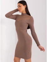 Šaty RV SK 9216.06P hnedá