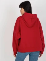 Dámska mikina TW BL 2002.11 tmavo červená - FPrice