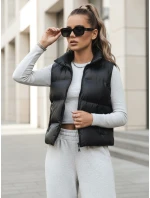 Dámska prešívaná vesta WILLOW black FashionStreet TY3796 Dámska prešívaná vesta WILLOW black FashionStreet TY3796