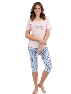 Dámske pyžamo 689 ružové - REGINA