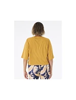 RIP CURL Seacell Crop Heritage Tee žltá RIP CURL Seacell Crop Heritage Tee žltá