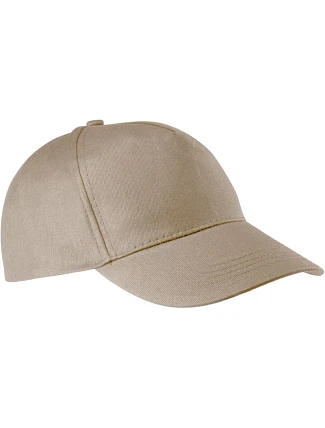 K-up KP 116 5 panelová kšiltovka 20.0116 beige K-up KP 116 5 panelová kšiltovka 20.0116 beige