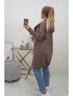 Zateplená bunda s kapucňou mocca