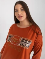 Blúzka VI BZ 2901.49P tmavo oranžová