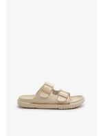 Dámske ľahké penové papuče s prackami Big Star beige